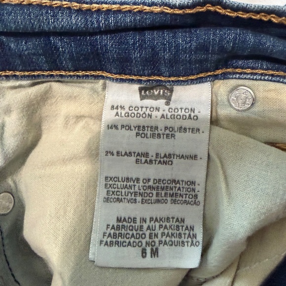 Levi’s Perfectly Slimming Boot Cut 512 Jeans, size 6M - Picture 4 of 4